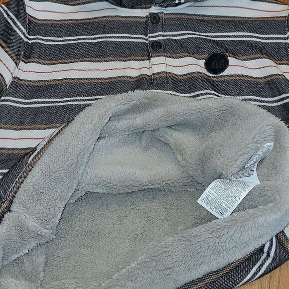 Hurley Modern Surf Poncho Surfer Sherpa Hoodie NWOT Size S Small - Picture 10 of 13